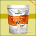 custom plastic four-side seal dog food pouch